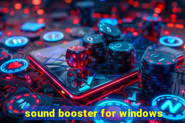 sound booster for windows